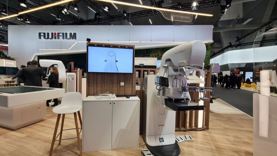 Stand de Fujifilm Healthcare en el Congreso Europeo de Radiología (ECR 2024) que acogió Viena.